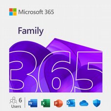 Microsoft Office 365 Family ������ ���� ��� 6 ������� ����� �� ��������� AI ������ -  ������ ���� + ����� 1TB ���� - ���� Outlook